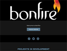 Tablet Screenshot of bonfire-ent.com